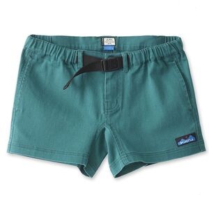Kavu Patcho teal belted shorts